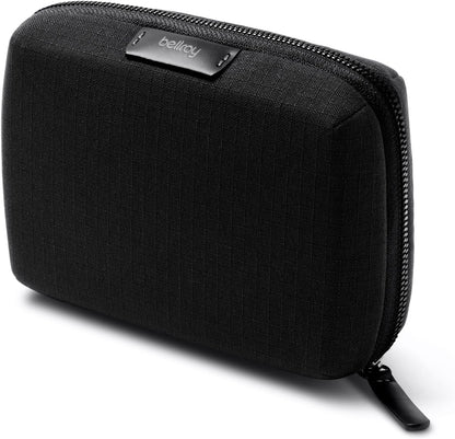Tech Kit Compact (Tech Accessories Organizer, Zipper Pouch) - Limestone