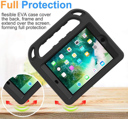 Case for Ipad Mini 1 2 3, Ipad Mini 1/2/3 Case for Kids - Built-In Screen Protector, Shockproof Lightweight Hard Cover Handle Stand Kids Case for Ipad Mini 1St 2Nd 3Rd Generation, Rose