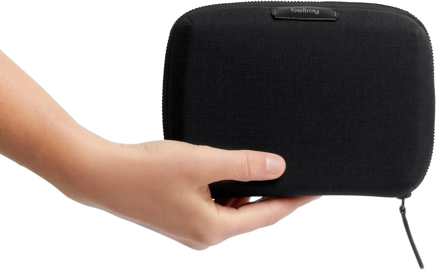 Tech Kit Compact (Tech Accessories Organizer, Zipper Pouch) - Limestone